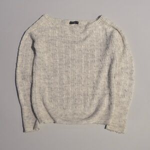 Brandy Melville Cream Cable Knit Sweater